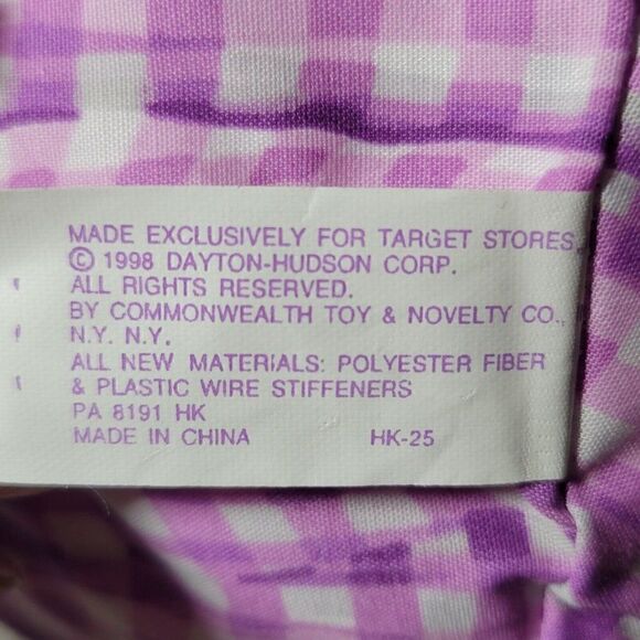 Commonwealth Easter Bunny Rabbit Plush Decorative Egg Feet Animal 1998 Target - Picture 11 of 14